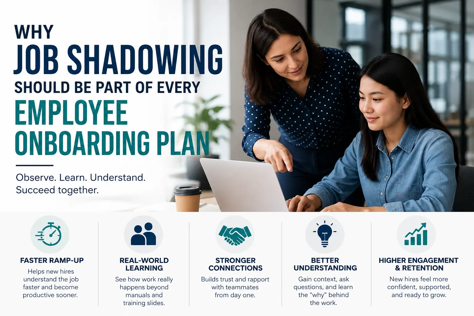 Job Shadowing in Employee Onboarding Benefits & Best Practices